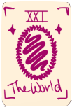 Tarot Card: The World, Icon